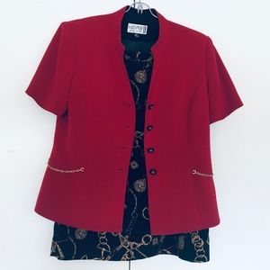 Kasper ASL Jacket Skirt Suit Size 8 Petite- Free shipping